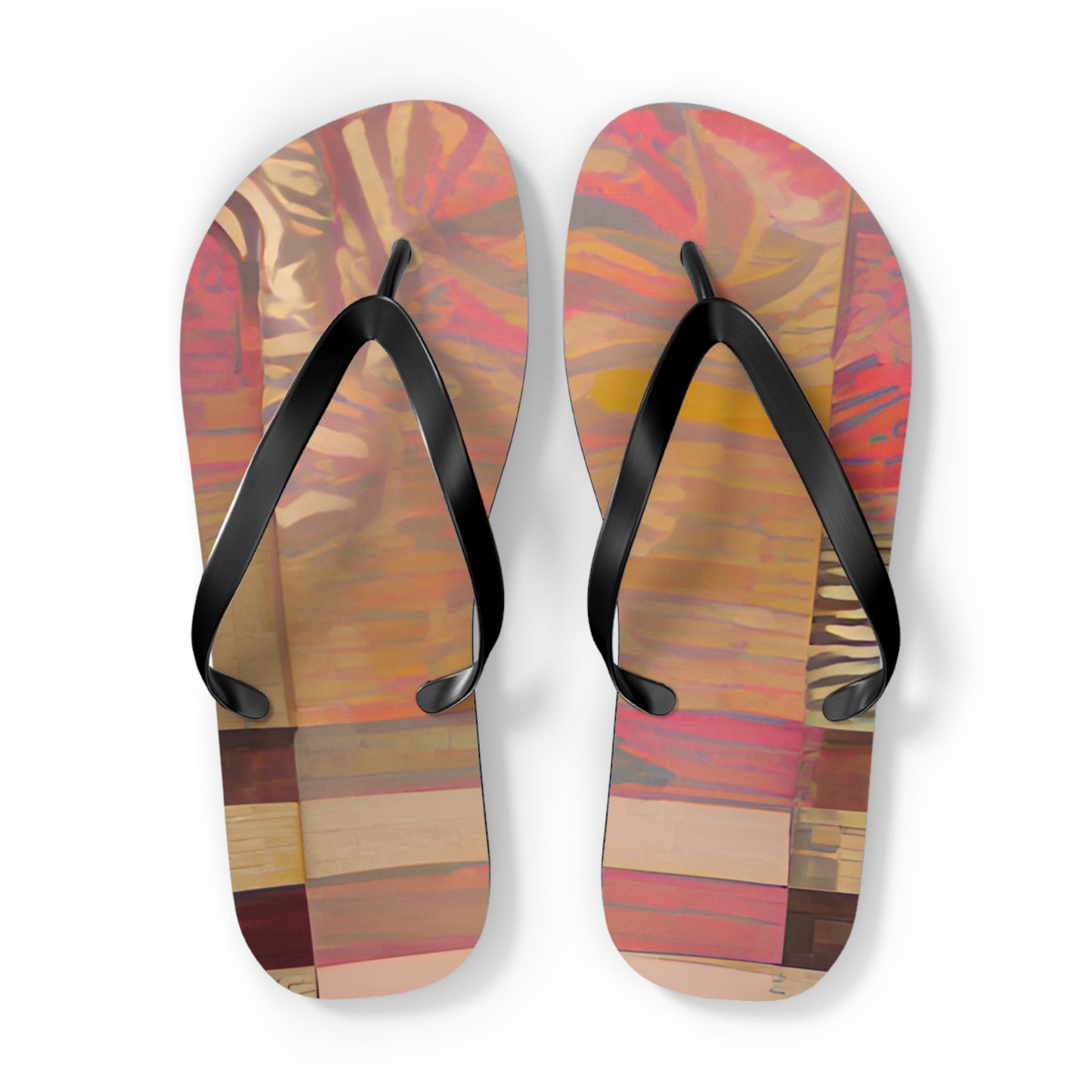 Tiger Fall Flip Flops