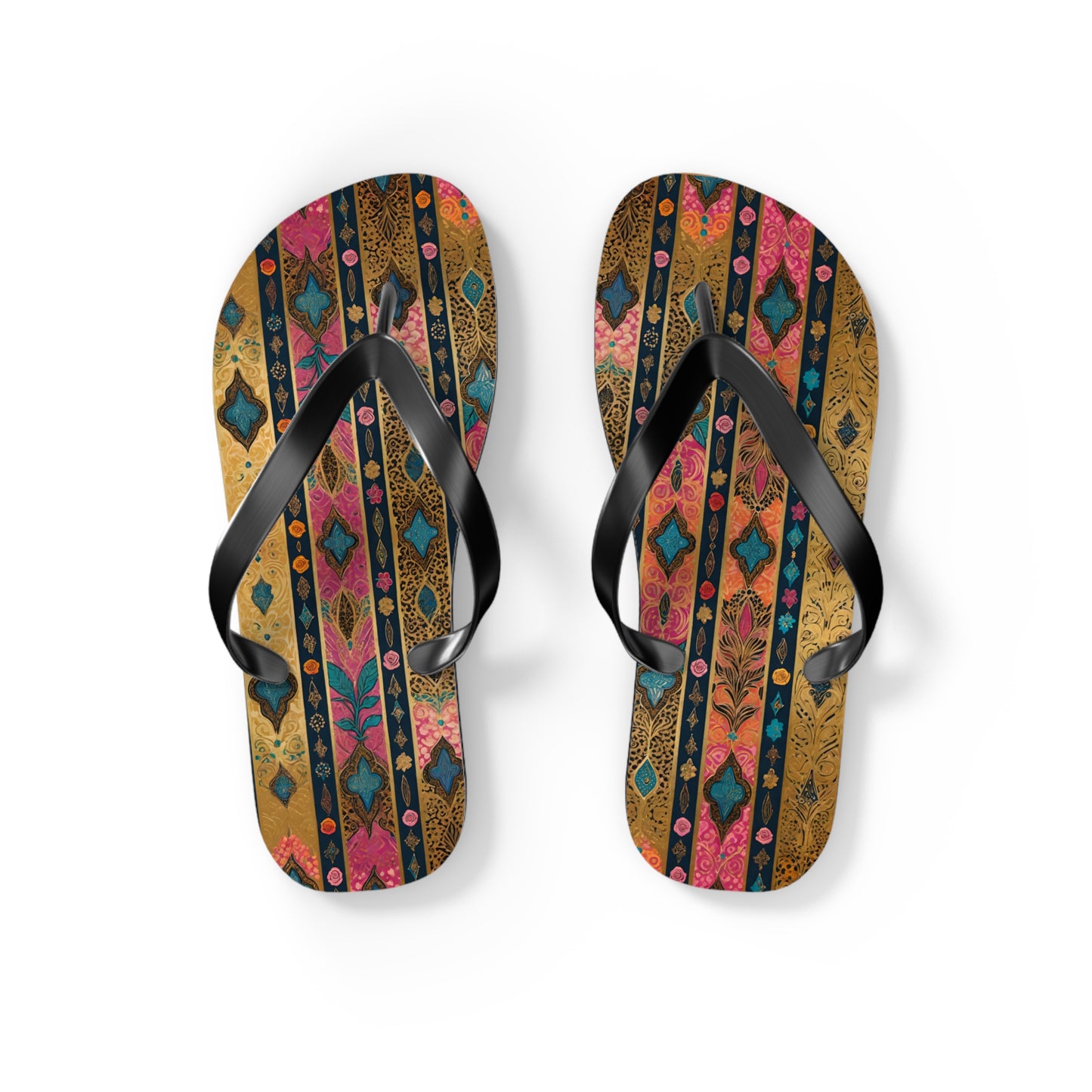 Moroccan Tan Flip Flops