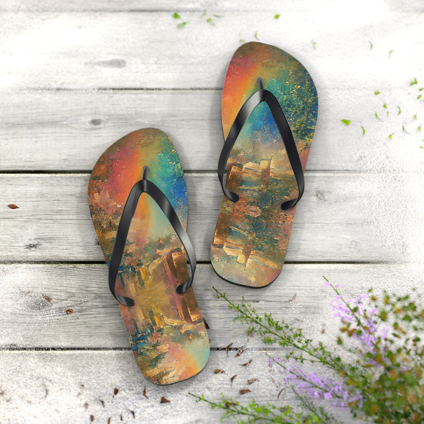 Moonbow Flip Flops