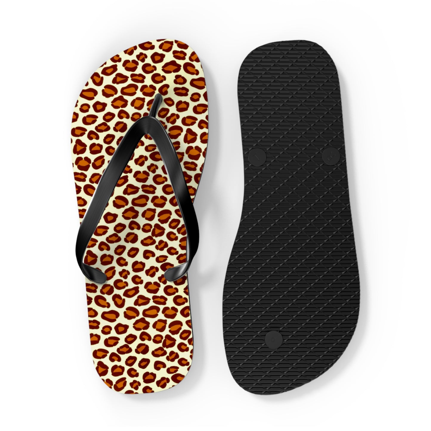 Hot Cheetah Flip Flops