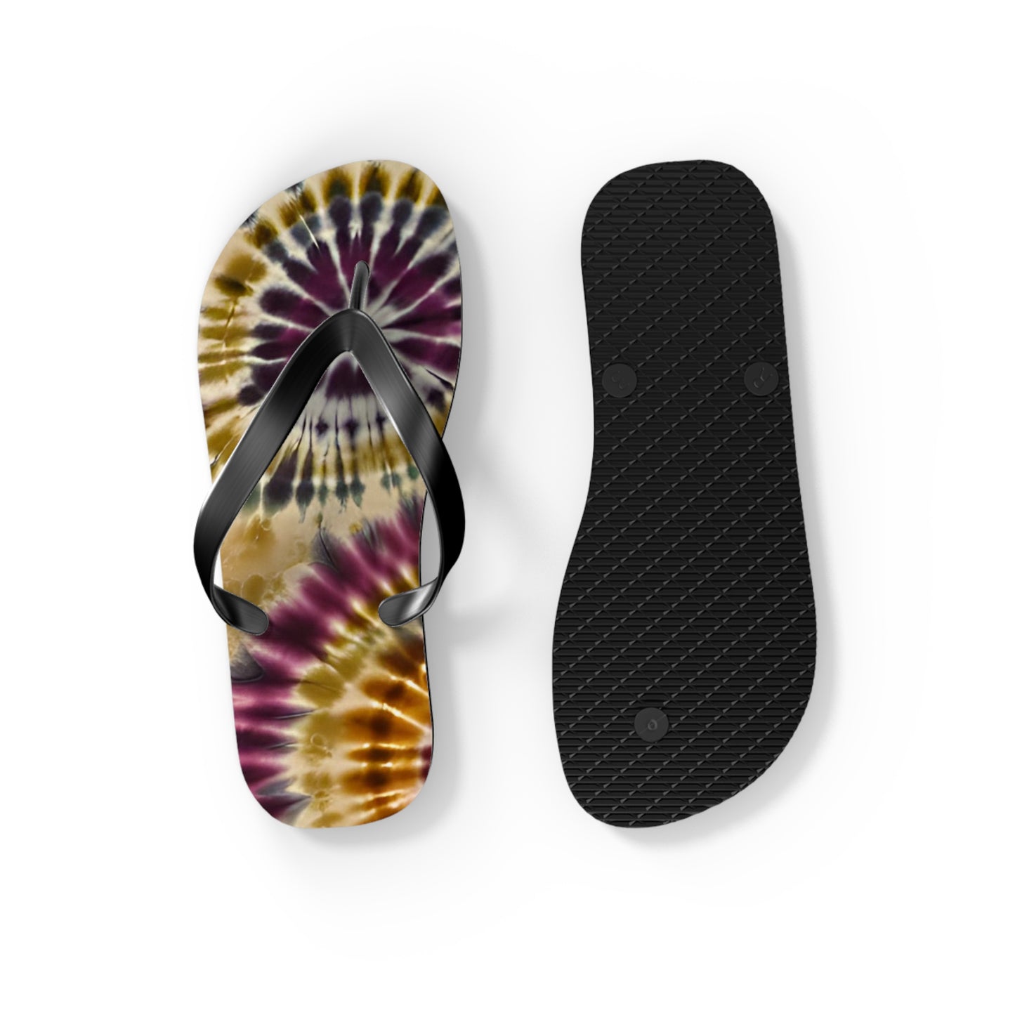 Earth Tie-Dye  Flip Flops