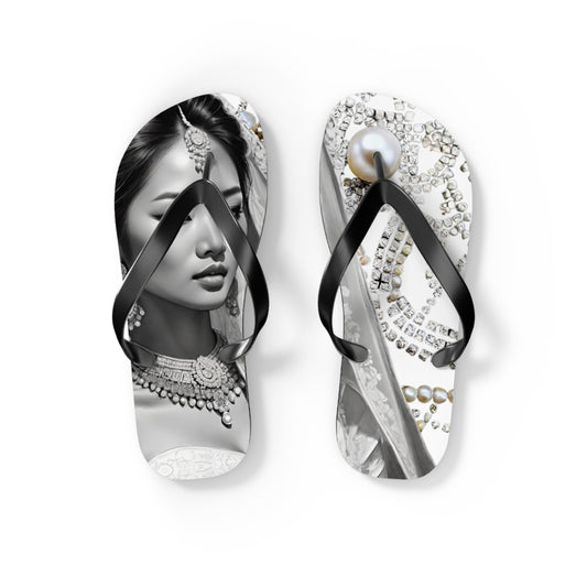 Exquisite Bride Flip Flops