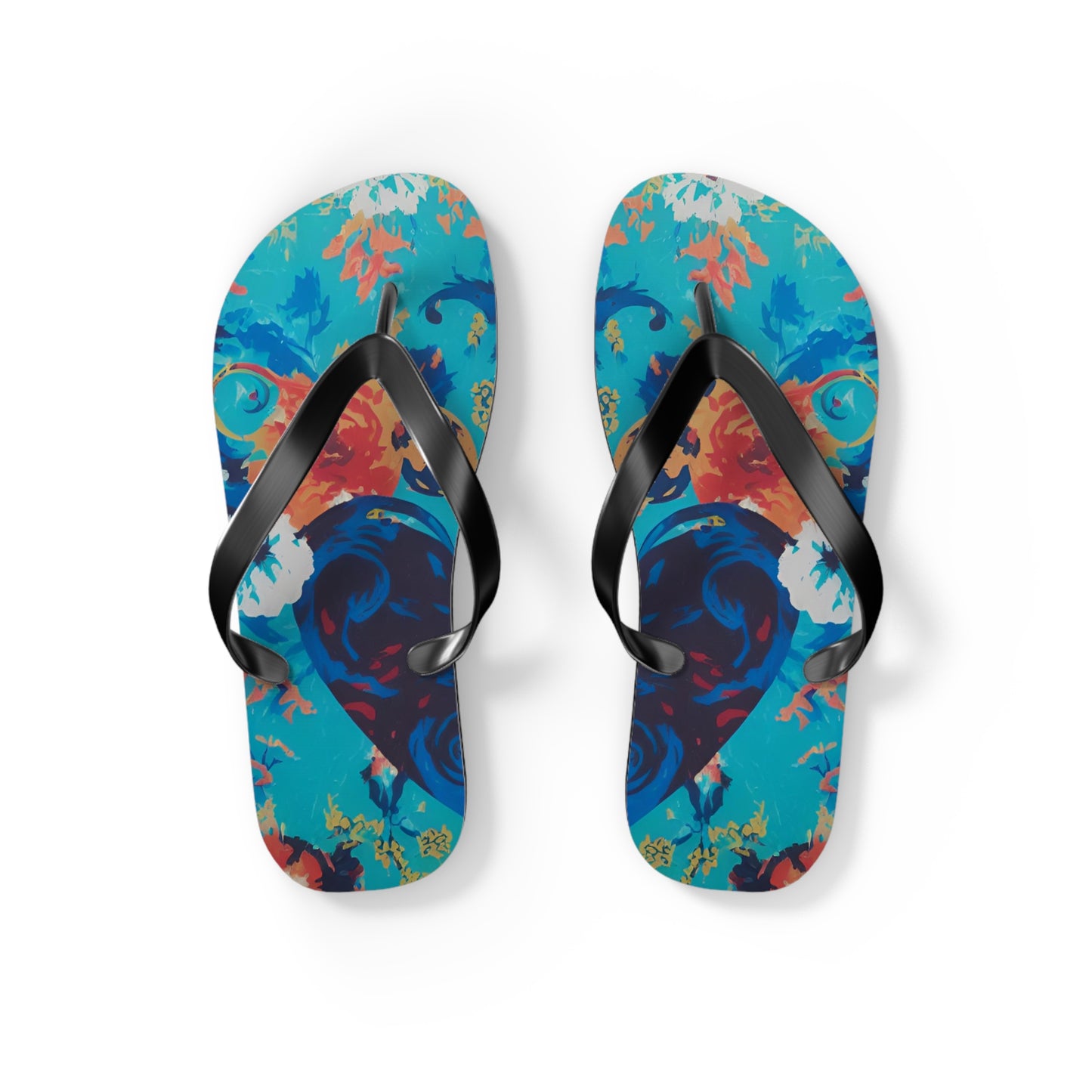 Heart in Bloom Flip Flops