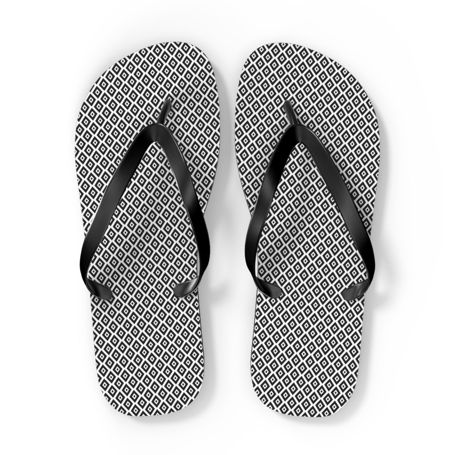 Black Diamonds Flip Flops