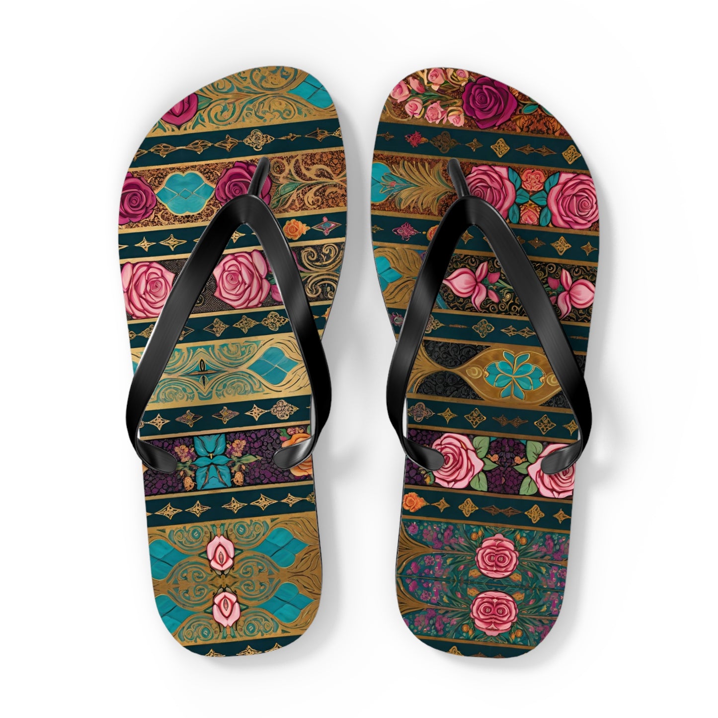 Secret Garden Flip Flops