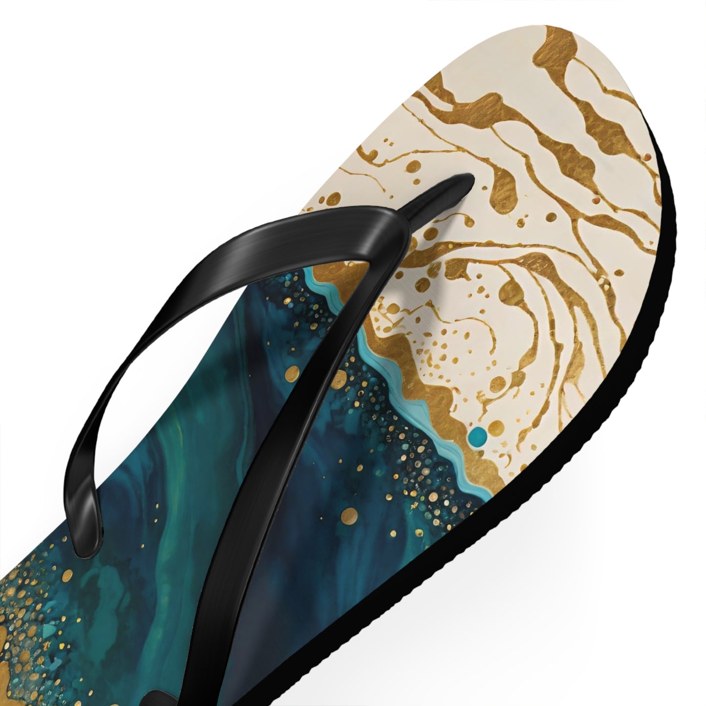 Ocean Floor Flip Flops