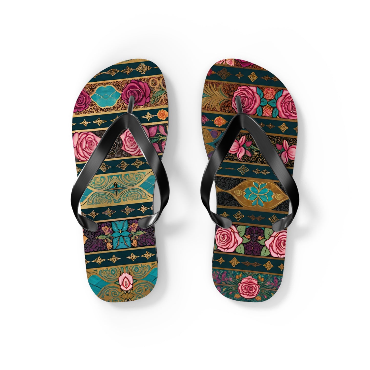 Secret Garden Flip Flops