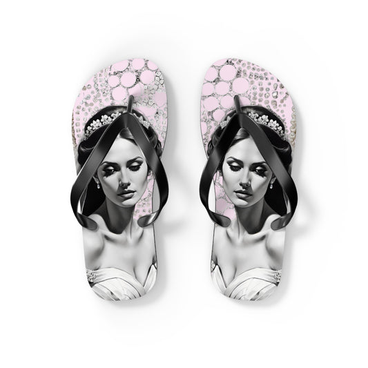 Bride Lt Pink Flip Flops