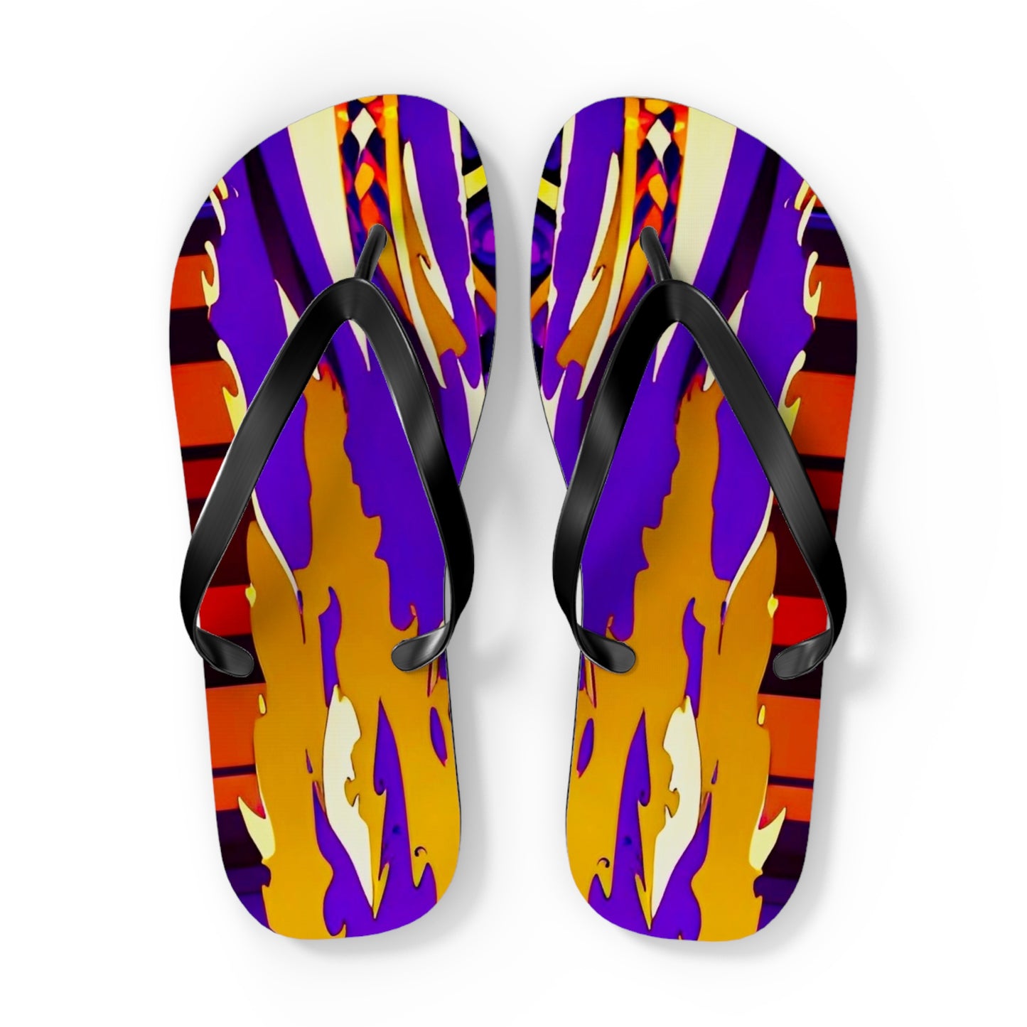 Lightening Flare Flip Flops