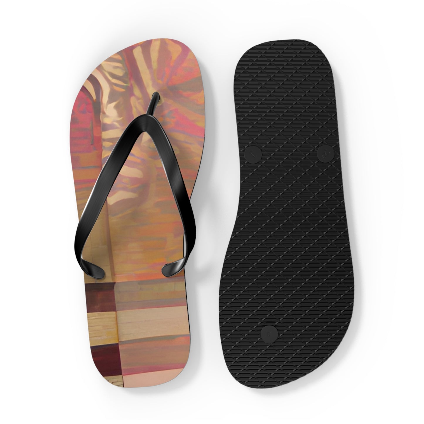 Tiger Fall Flip Flops