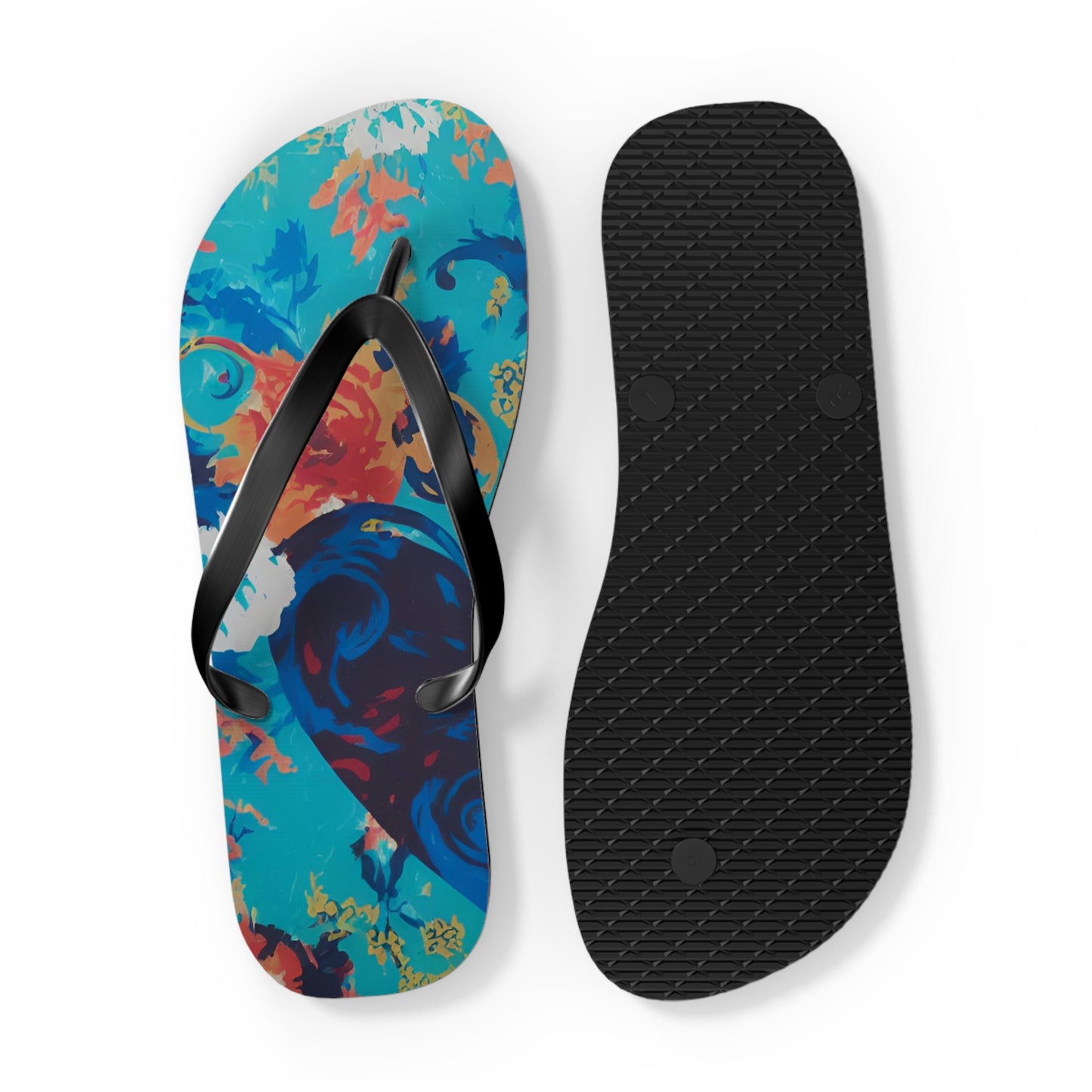 Heart in Bloom Flip Flops