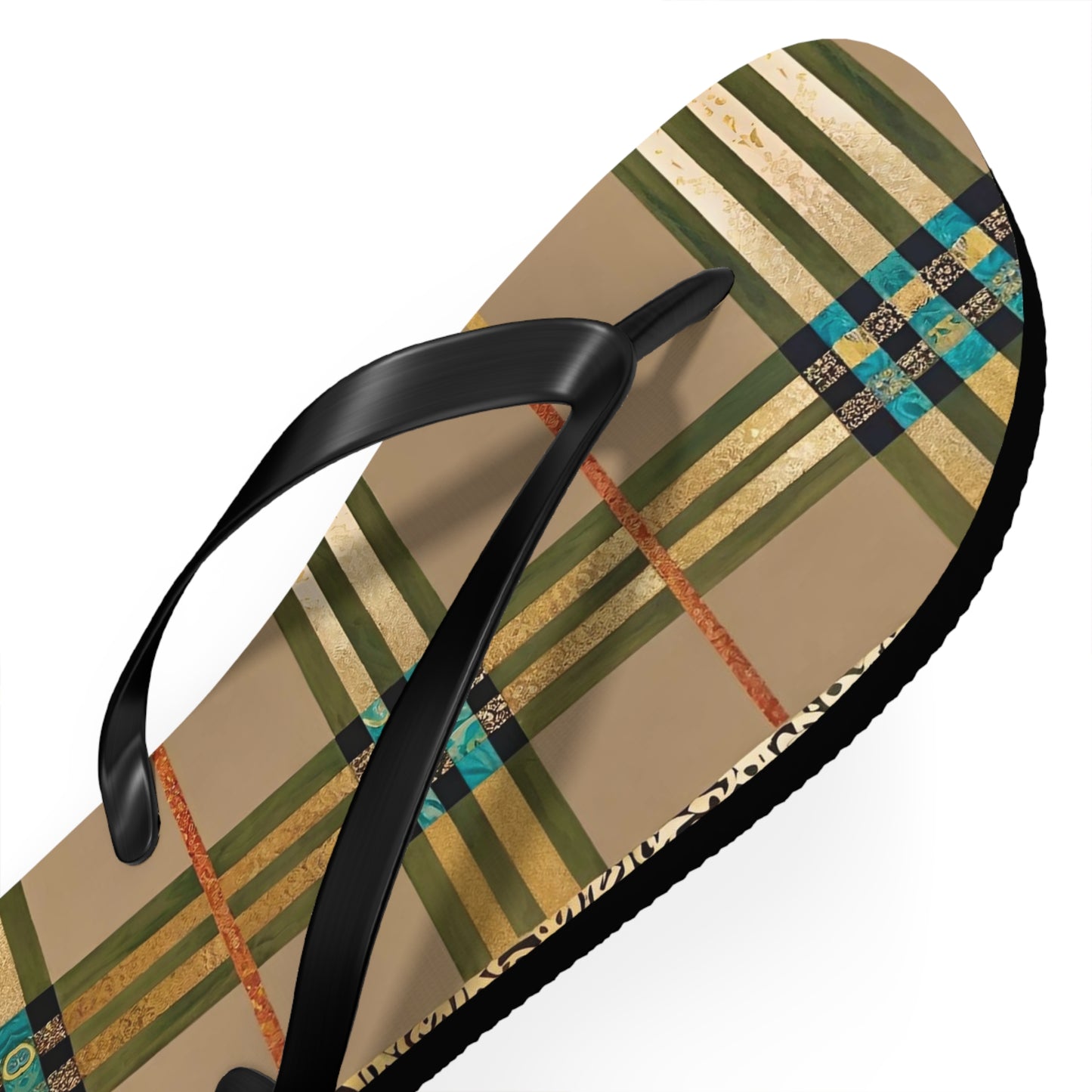 Army Gold Flip Flops