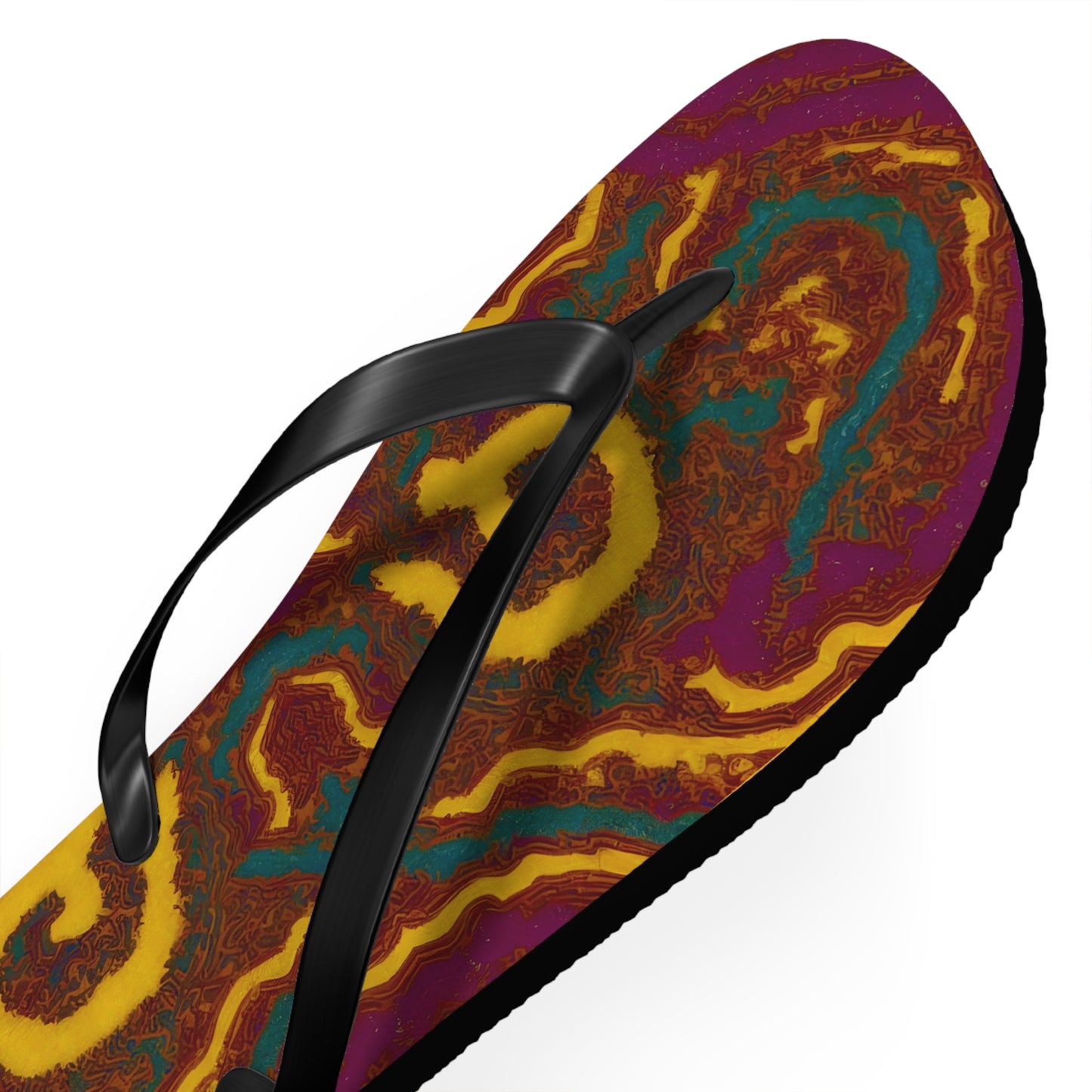 Racetrack Glow Flip Flops