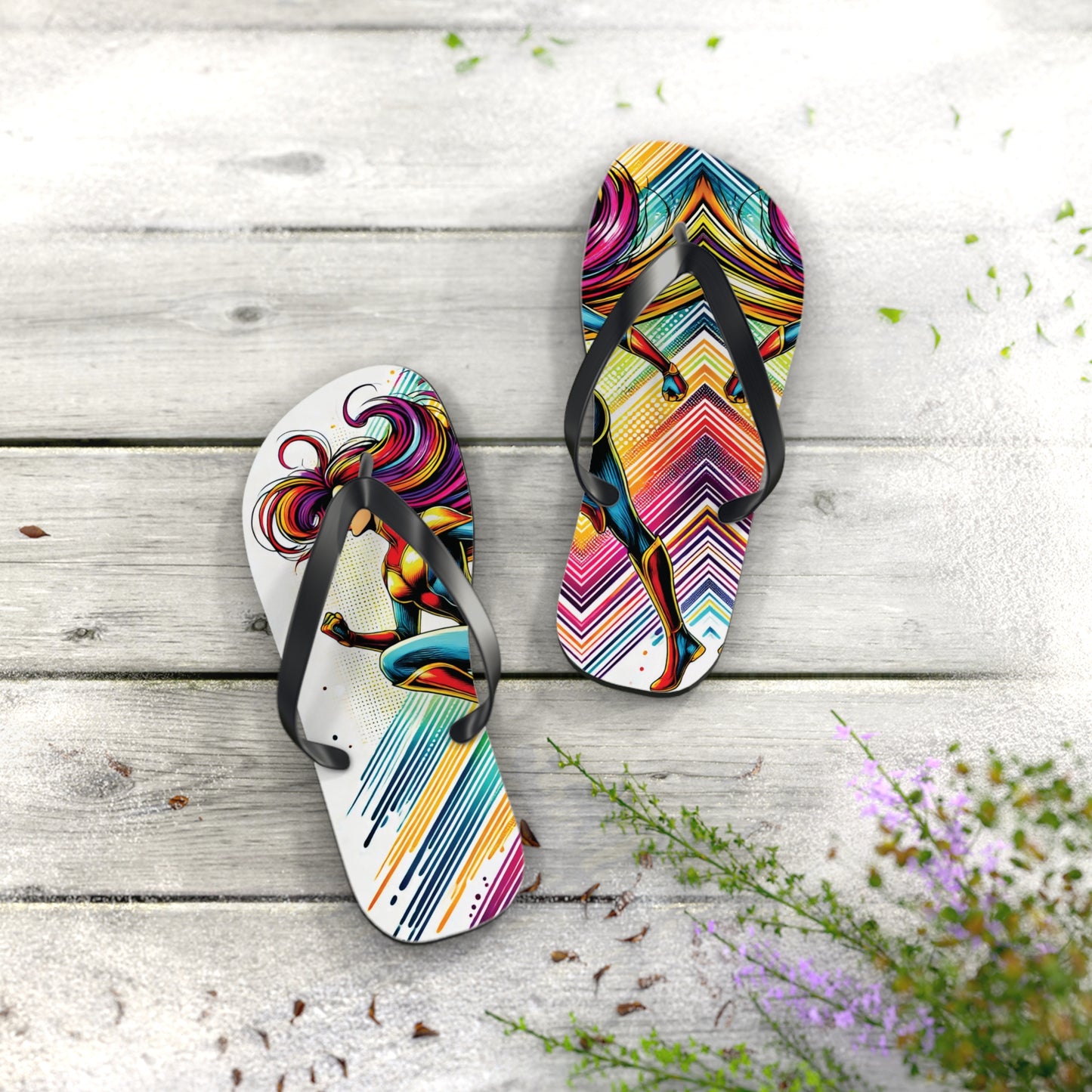 Limited Prism Strike Flip Flops