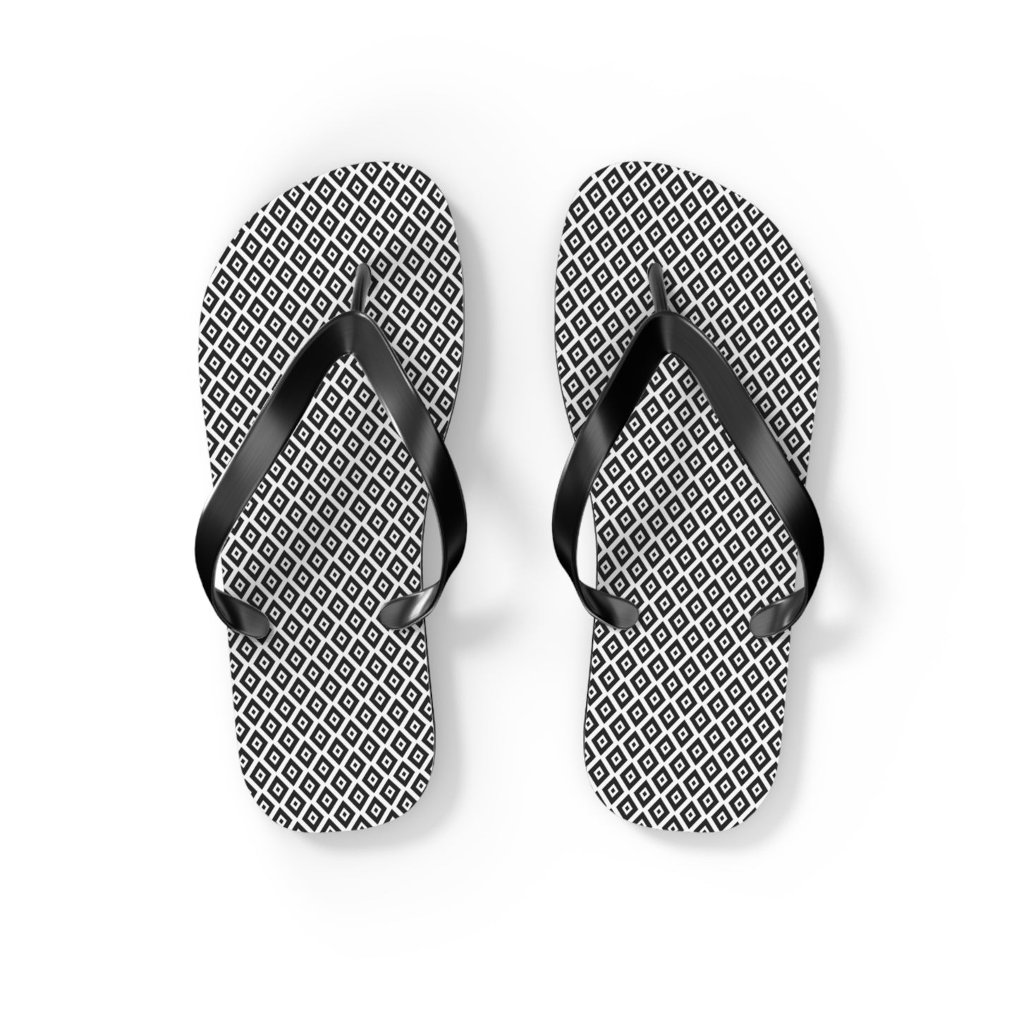 Black Diamonds Flip Flops