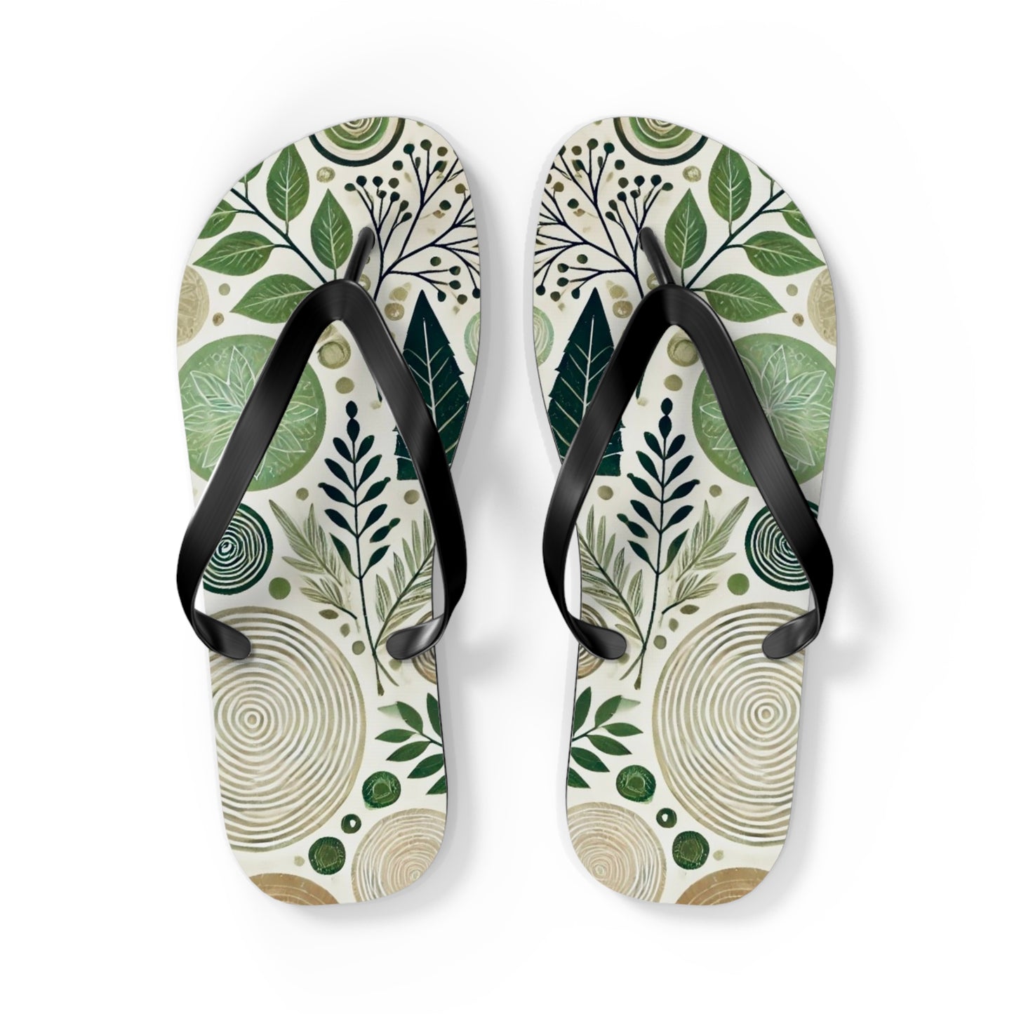 Nature Color Flip Flops