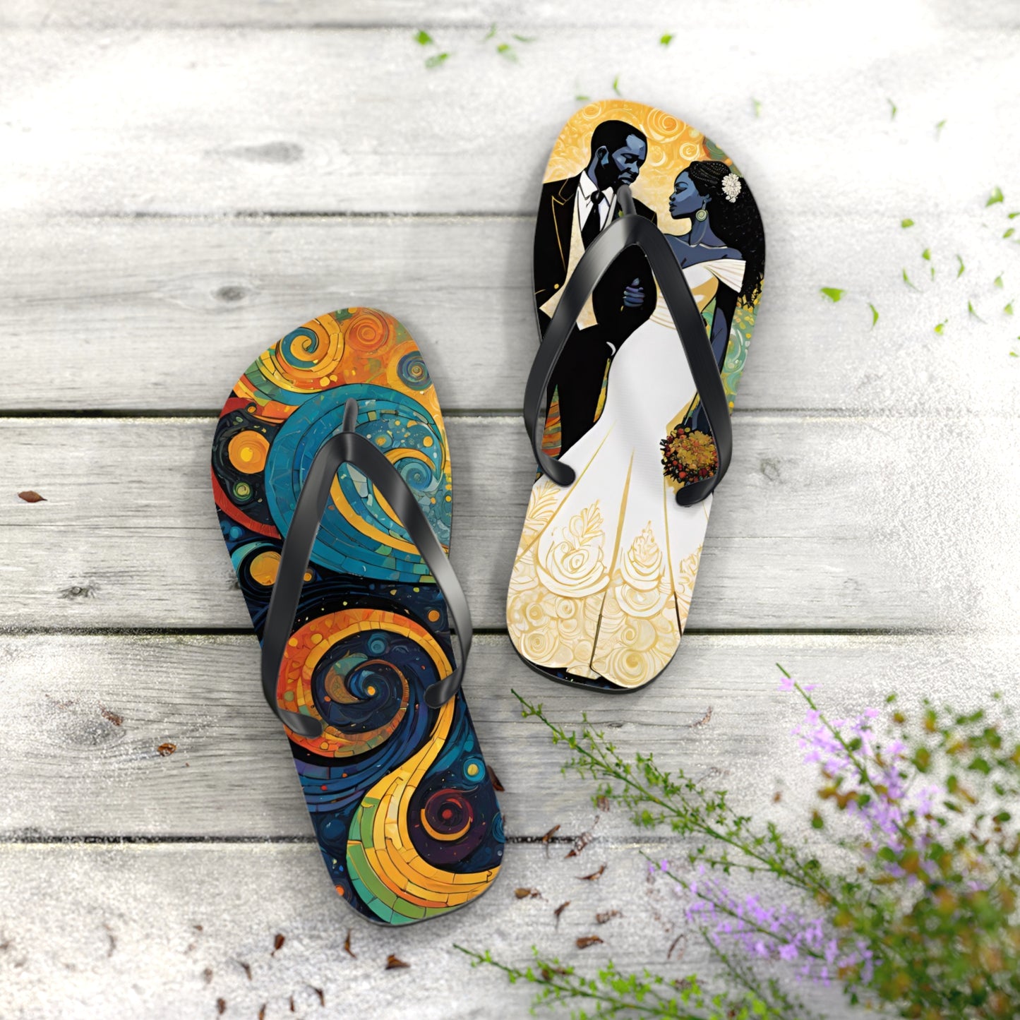 Dwell In Unity Flip Flops