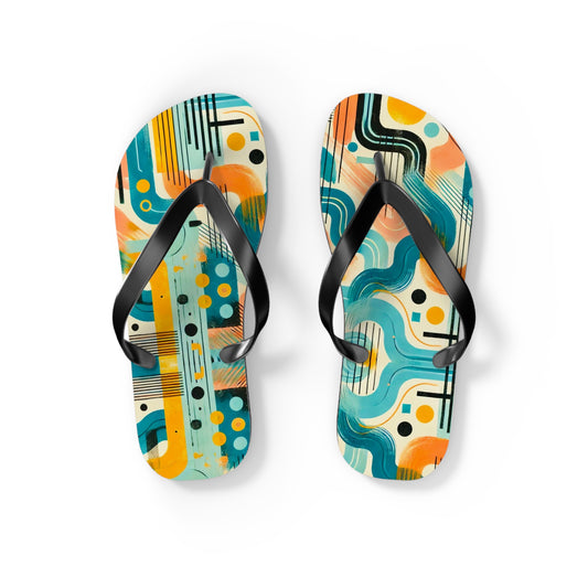 Artistic Collaboration Flip Flops