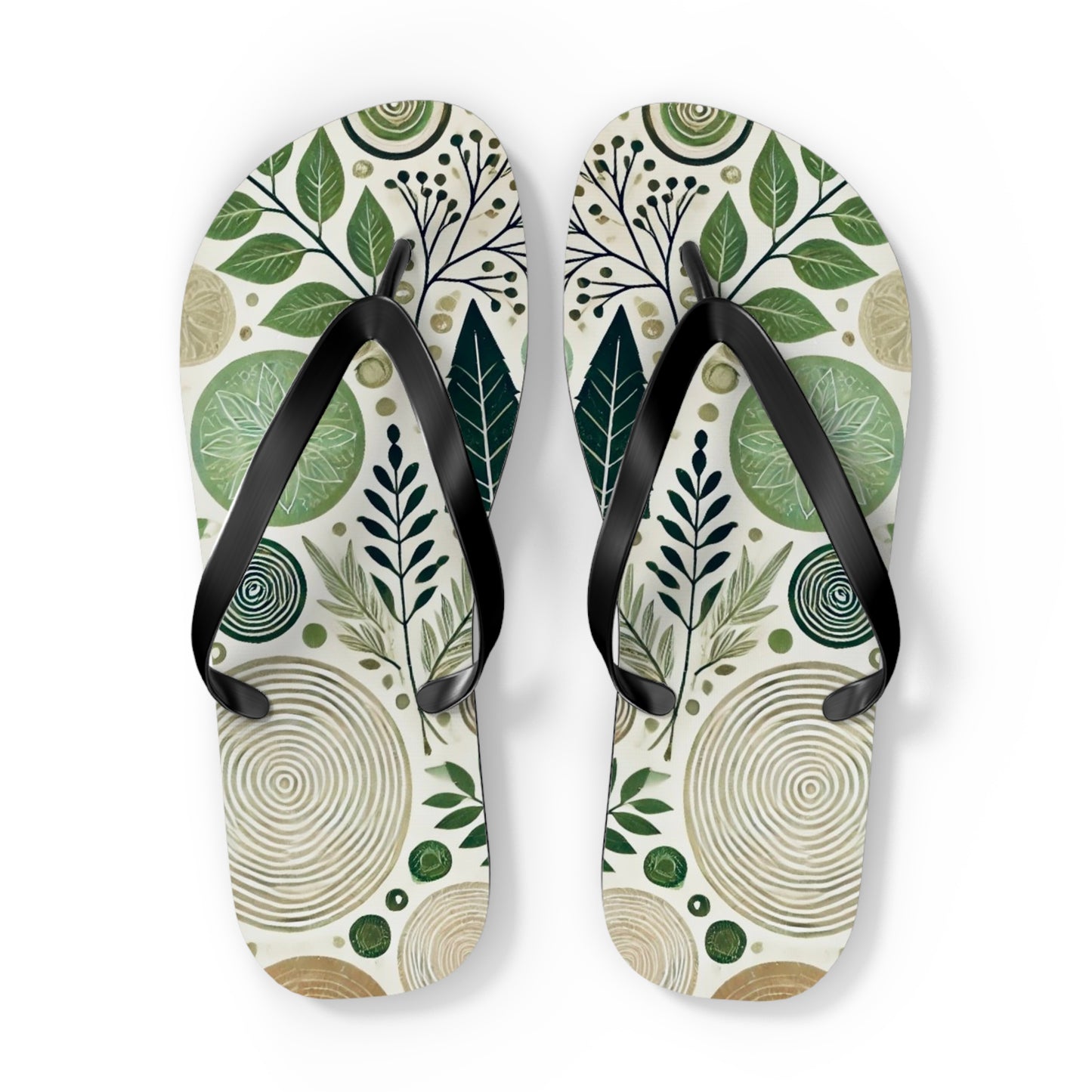 Nature Color Flip Flops