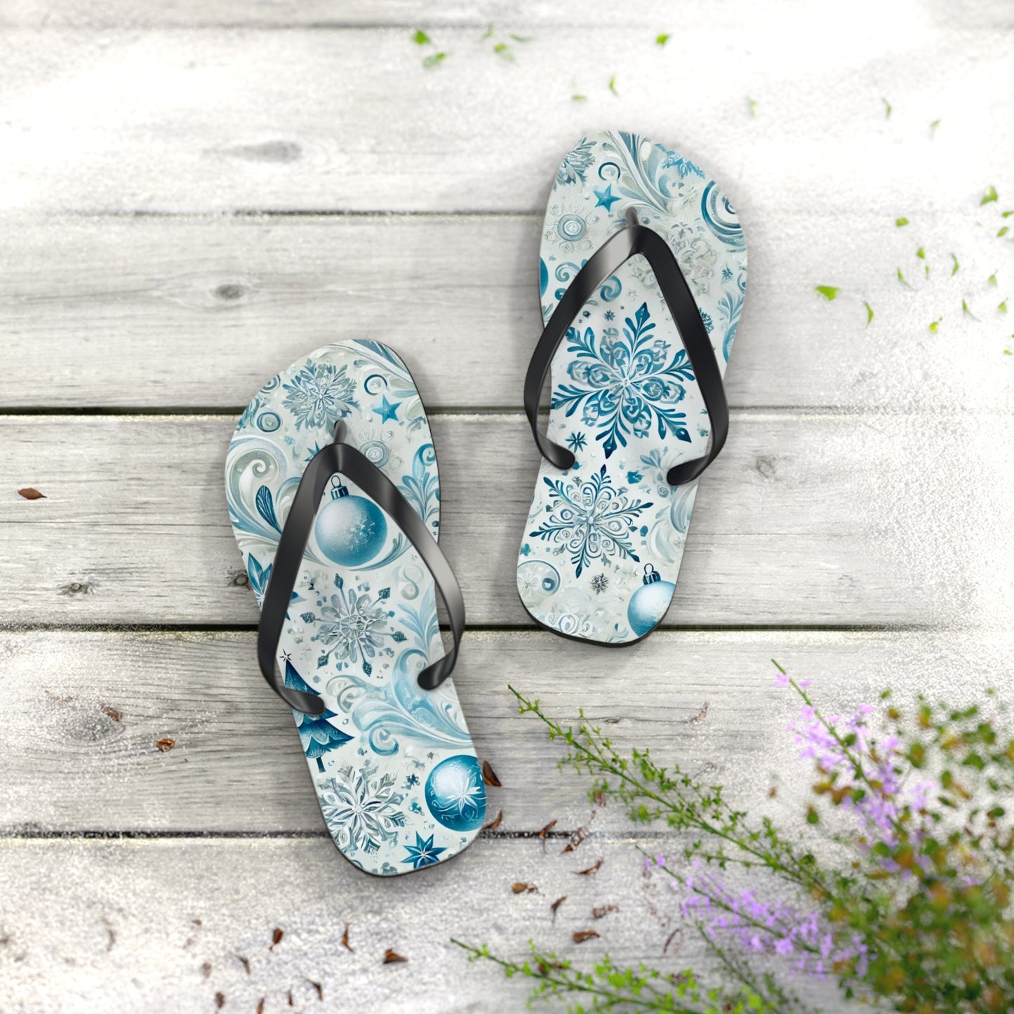 Holiday Joy Flip Flops