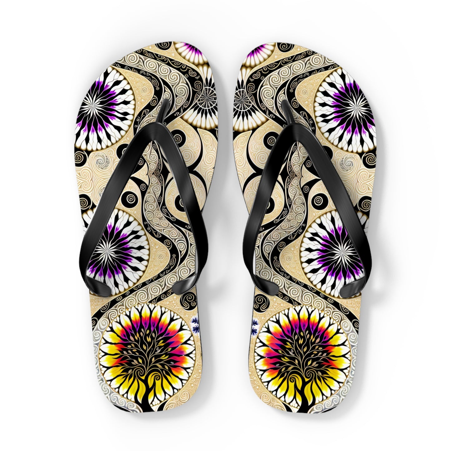 Blazing Path Flip Flops