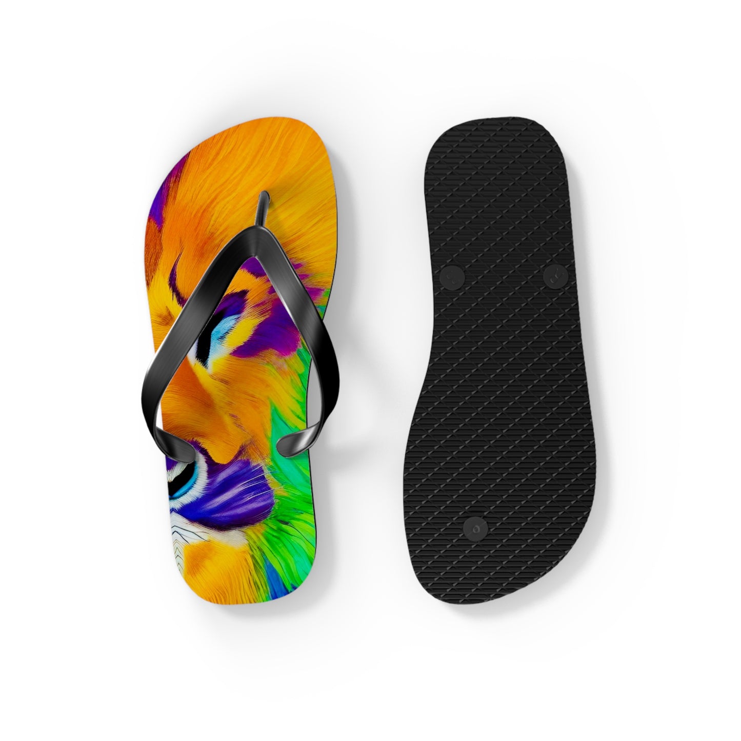 Lion in Splendor Flip Flops