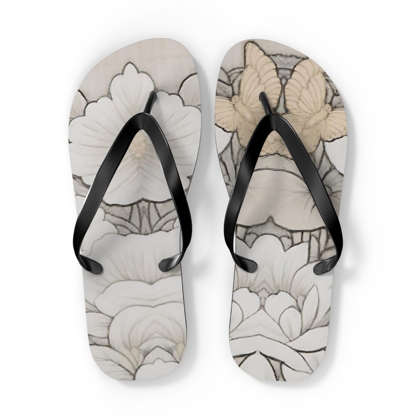 Memes Art Flip Flops