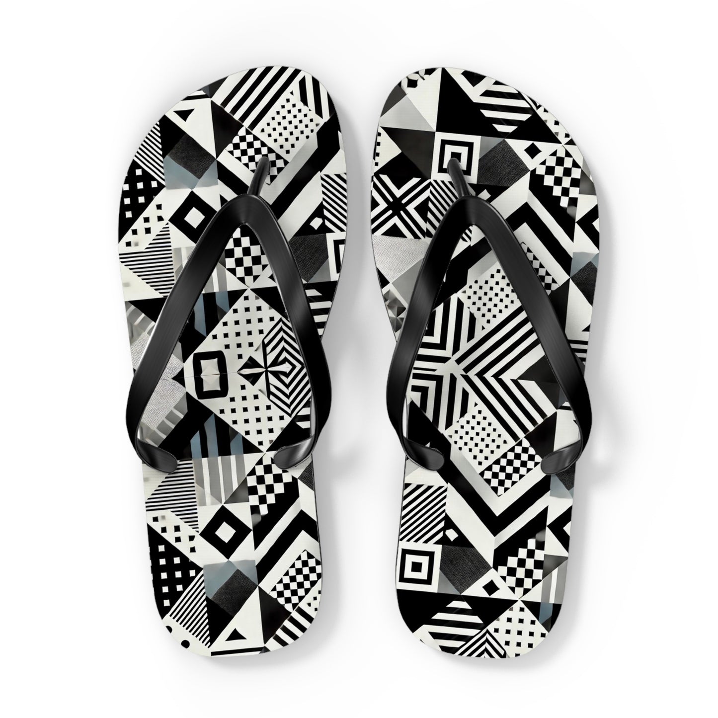 Monochrome Flip Flops