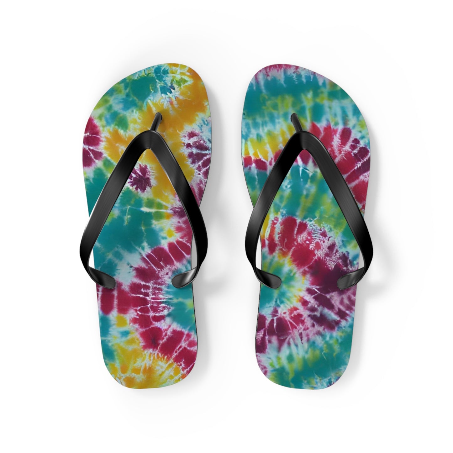 Tie Dye Cookout Flip Flops