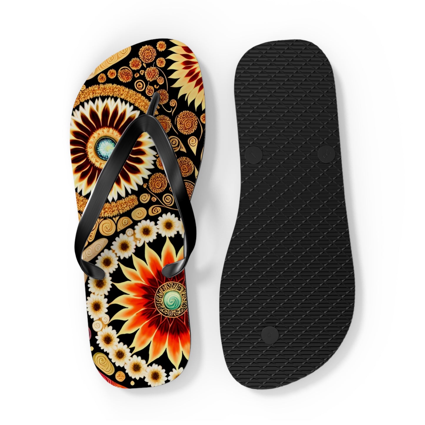 Blooming in Color Flip Flops