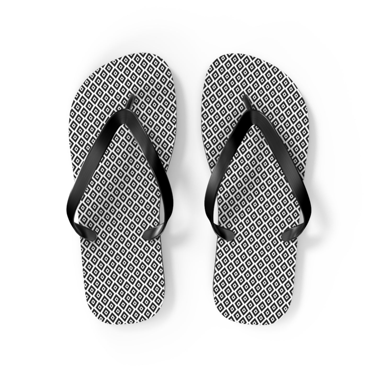 Black Diamonds Flip Flops