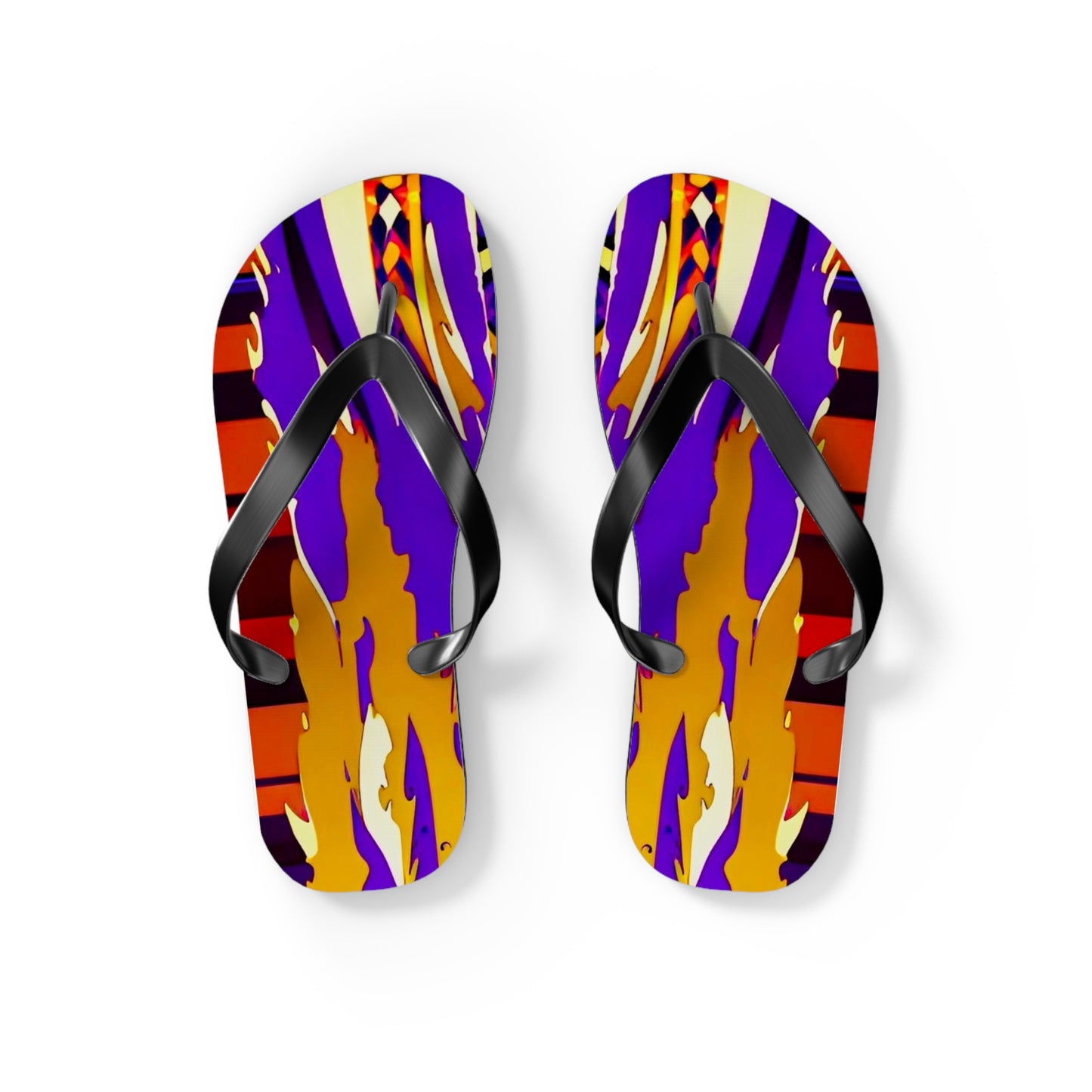 Lightening Flare Flip Flops