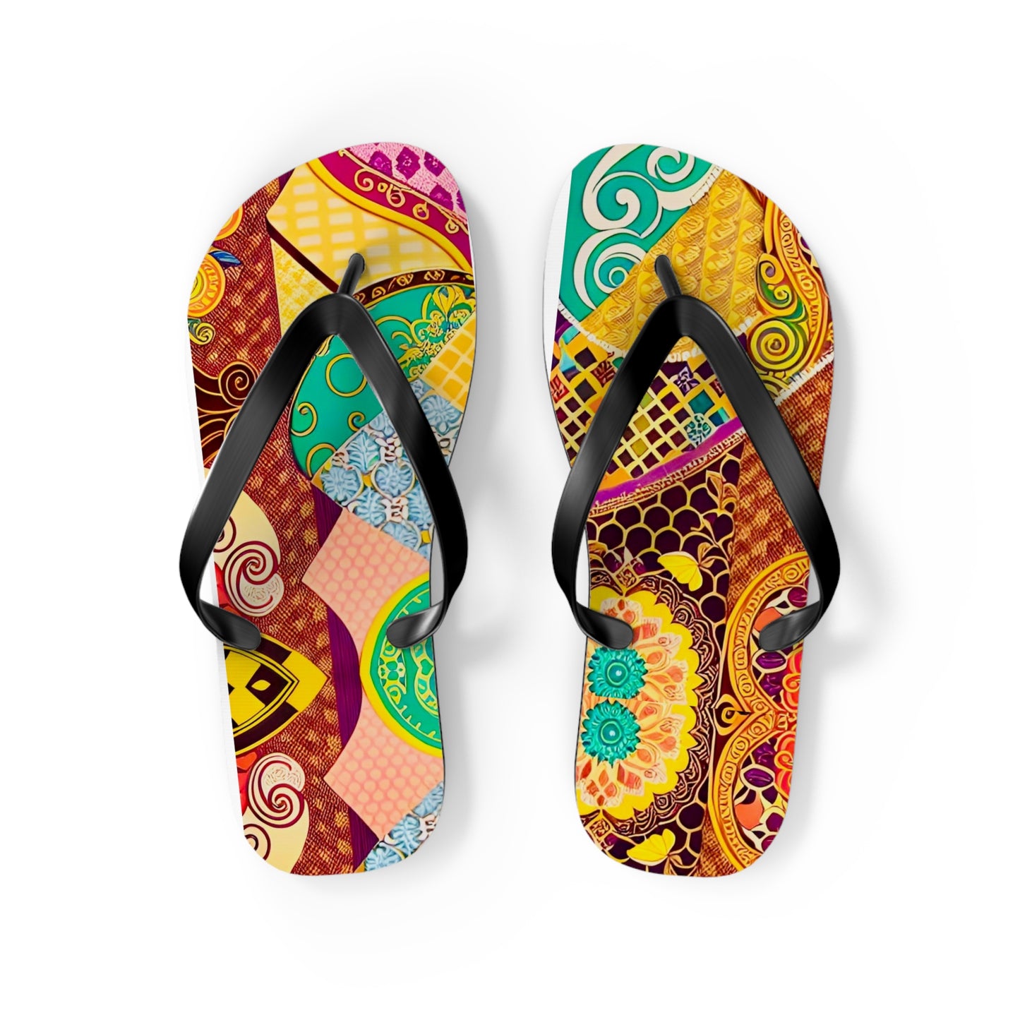 Luxe Scarf Flip Flops