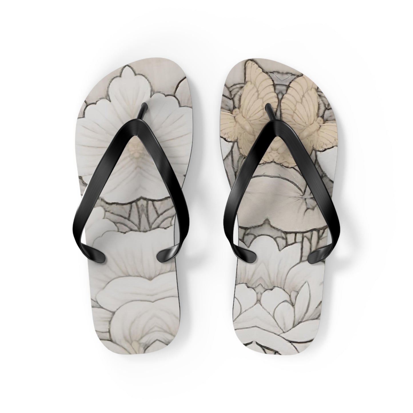 Memes Art Flip Flops