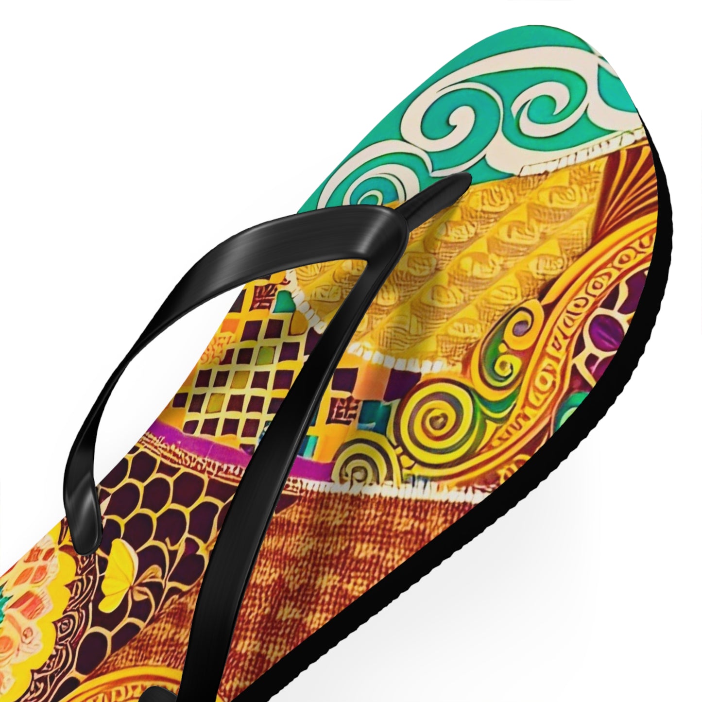 Luxe Scarf Flip Flops