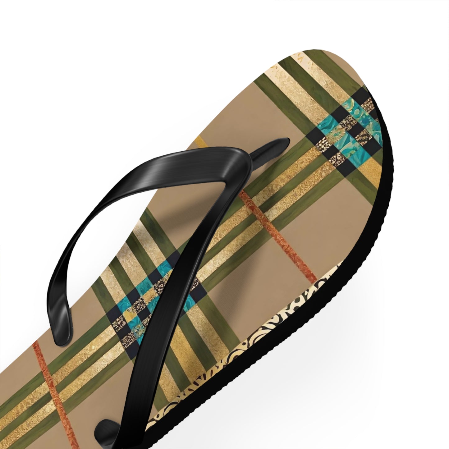 Army Gold Flip Flops