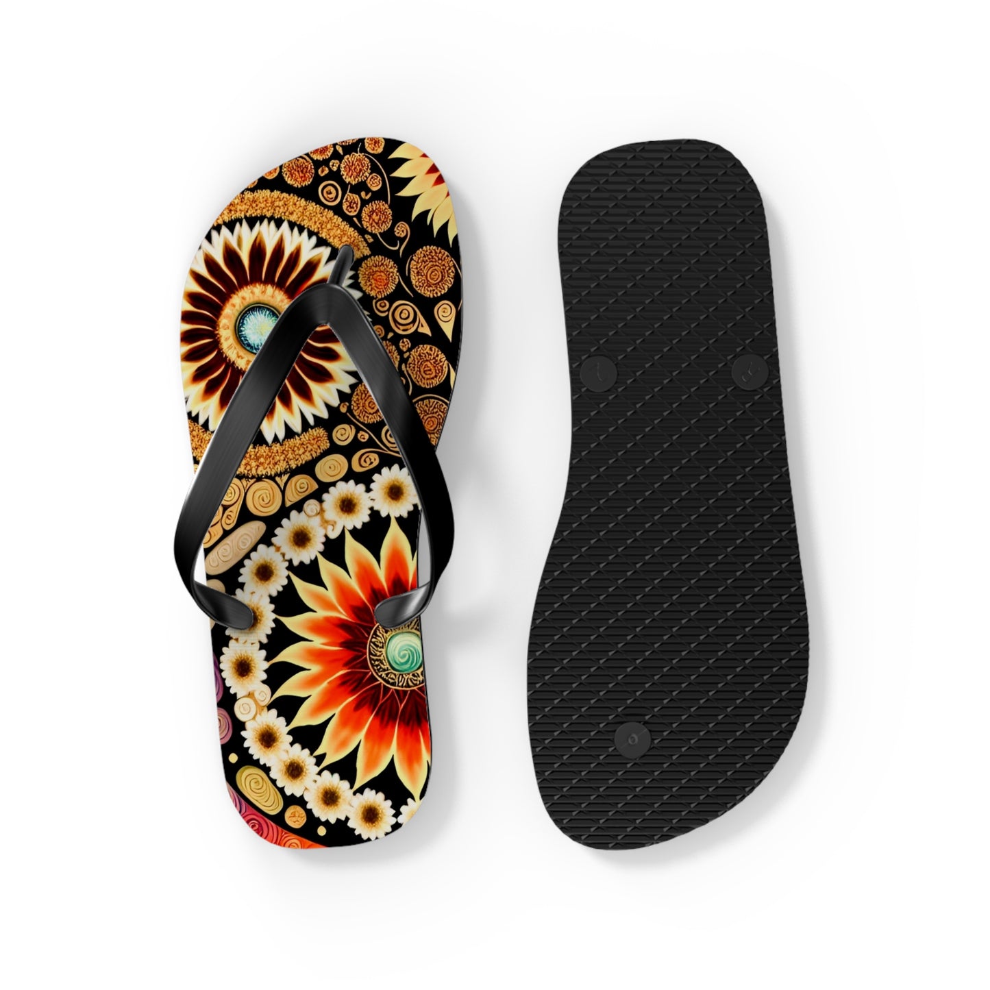 Blooming in Color Flip Flops