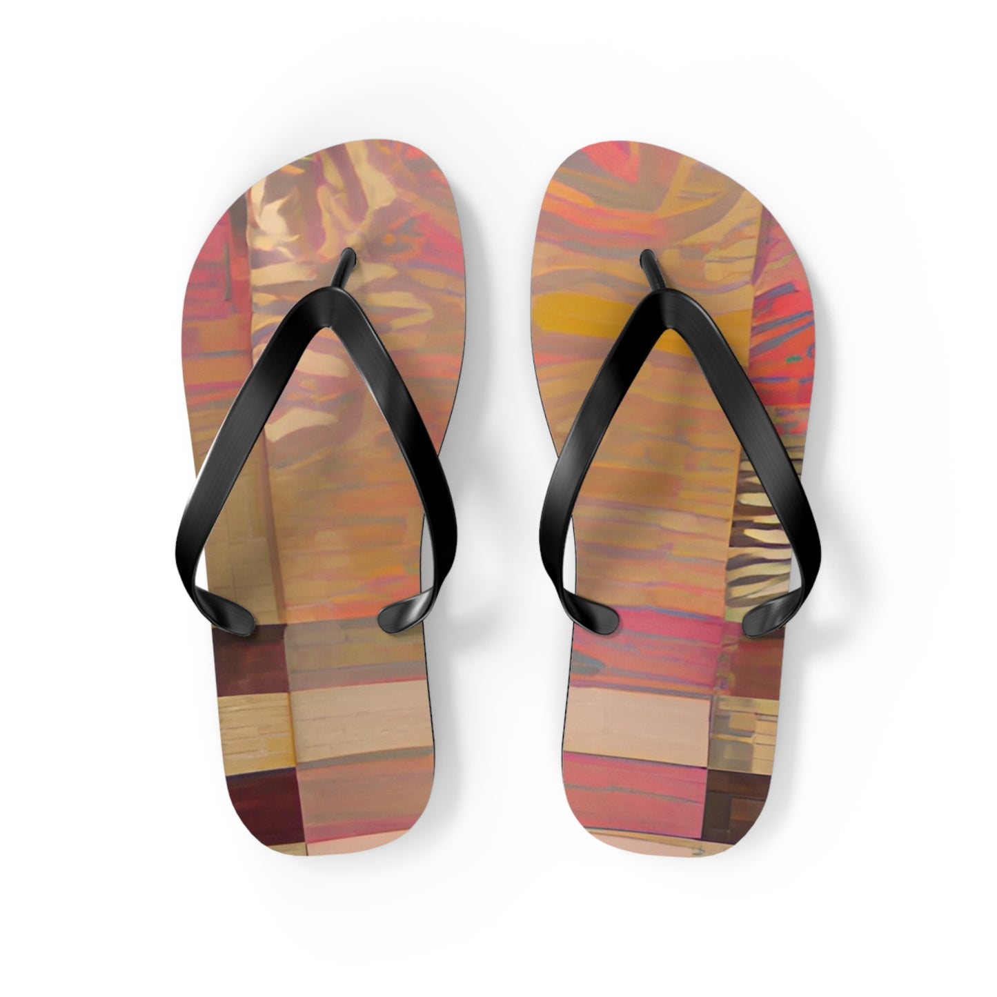 Tiger Fall Flip Flops