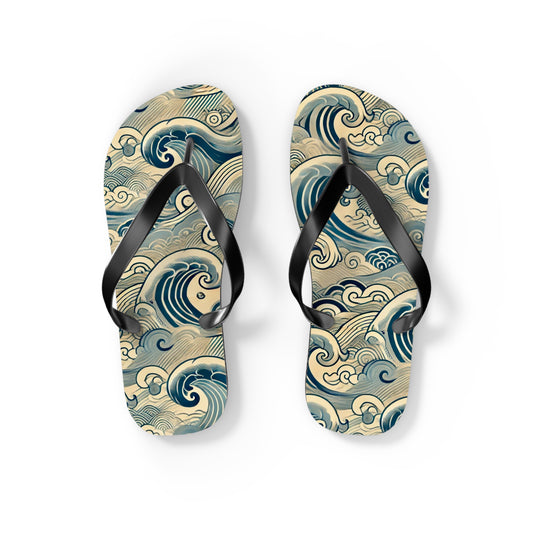 Japanese Wave Flip Flops