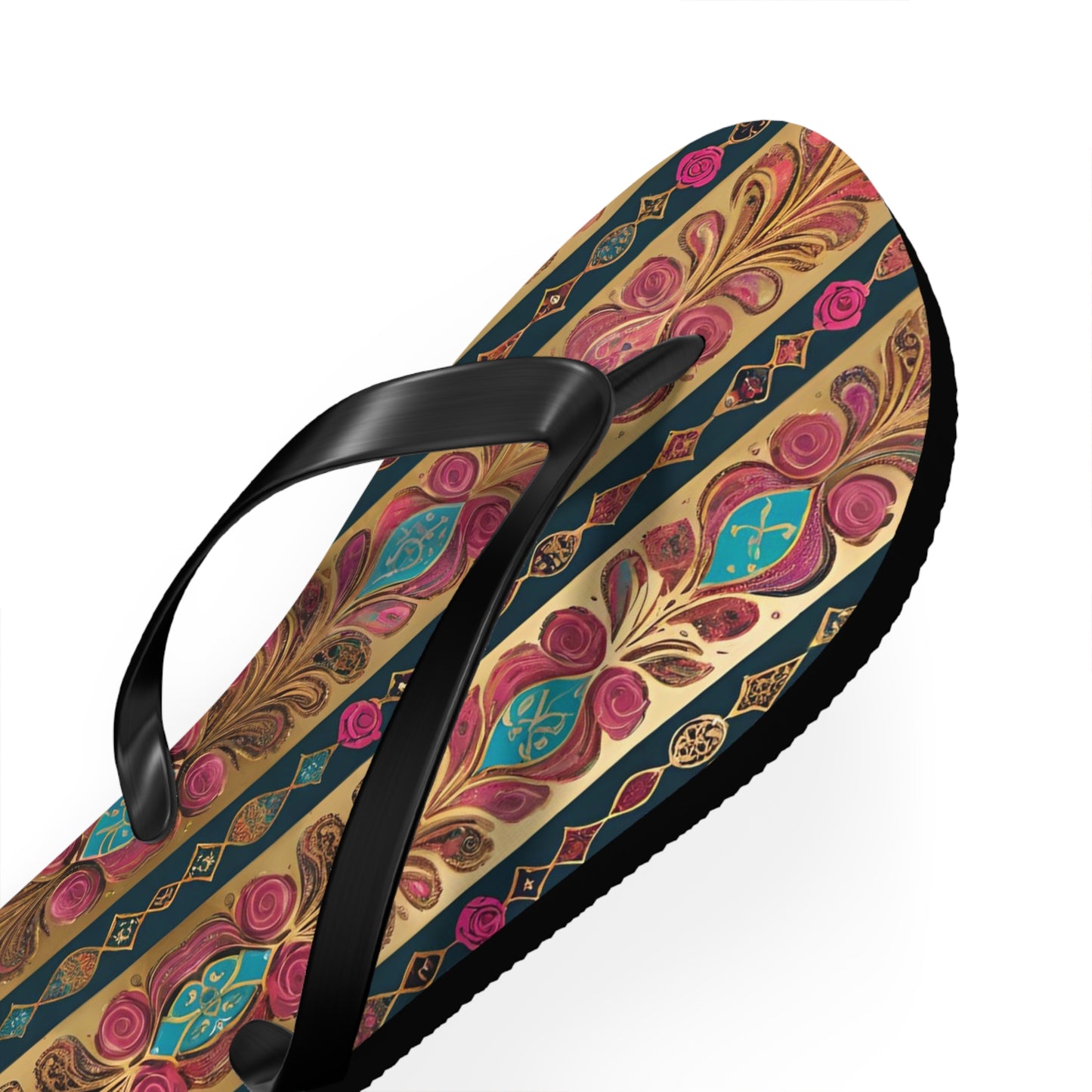 Moroccan Goldleaf Flip Flops