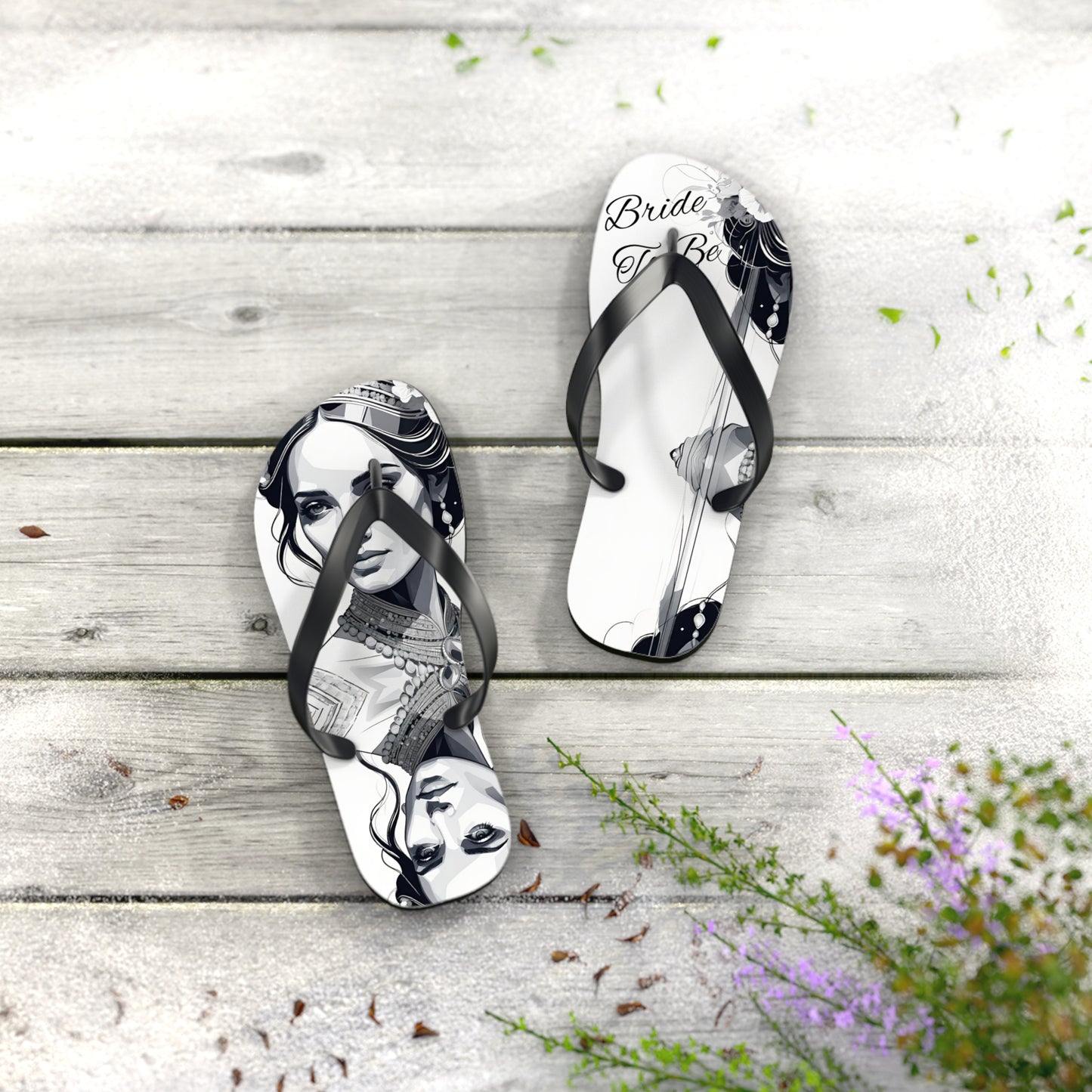 Bride To Be Flip Flops