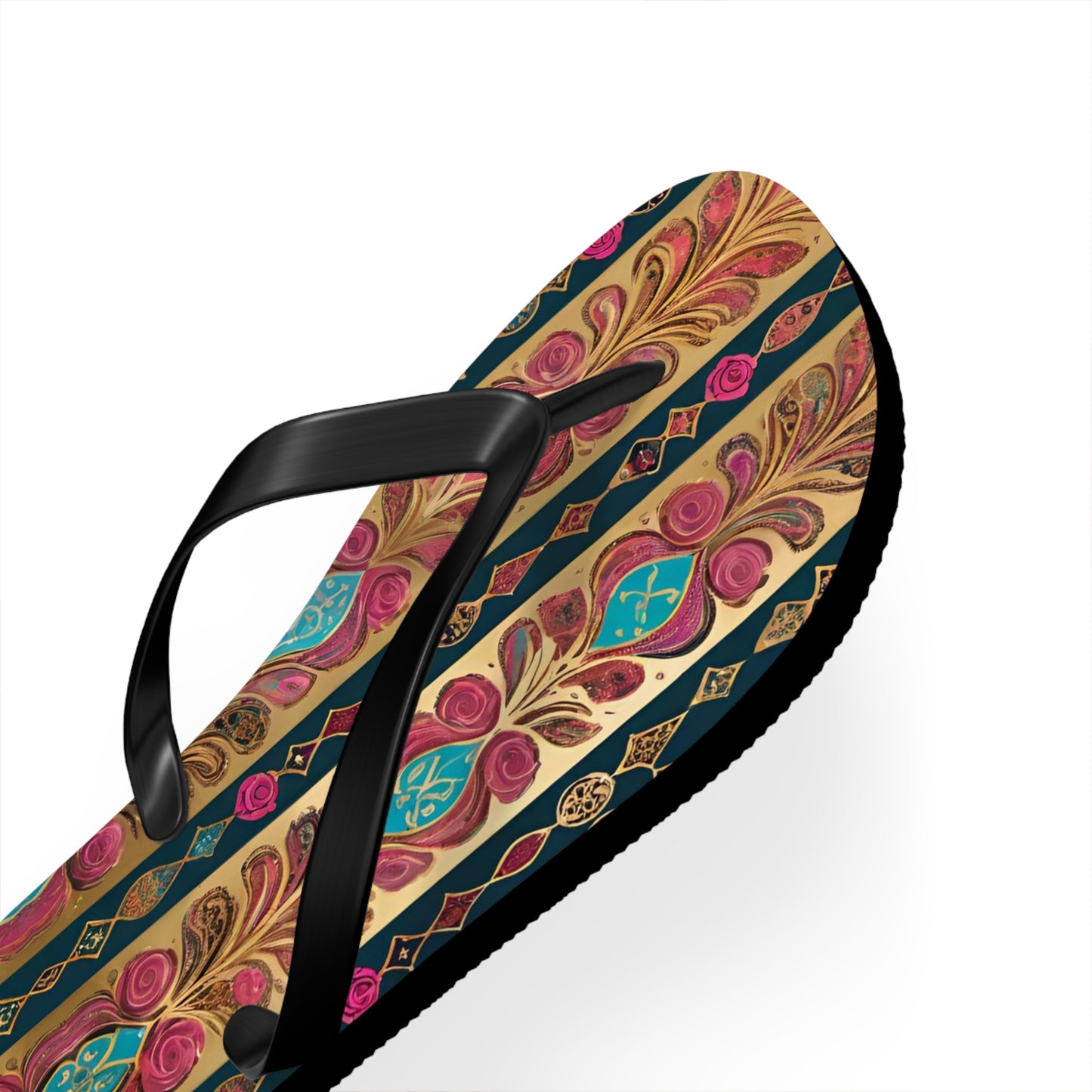 Moroccan Goldleaf Flip Flops