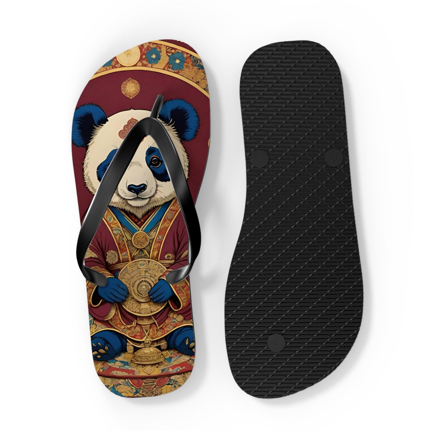 Panda Kingdom Flip Flops