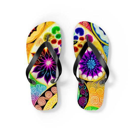 Shades of Stars Flip Flops