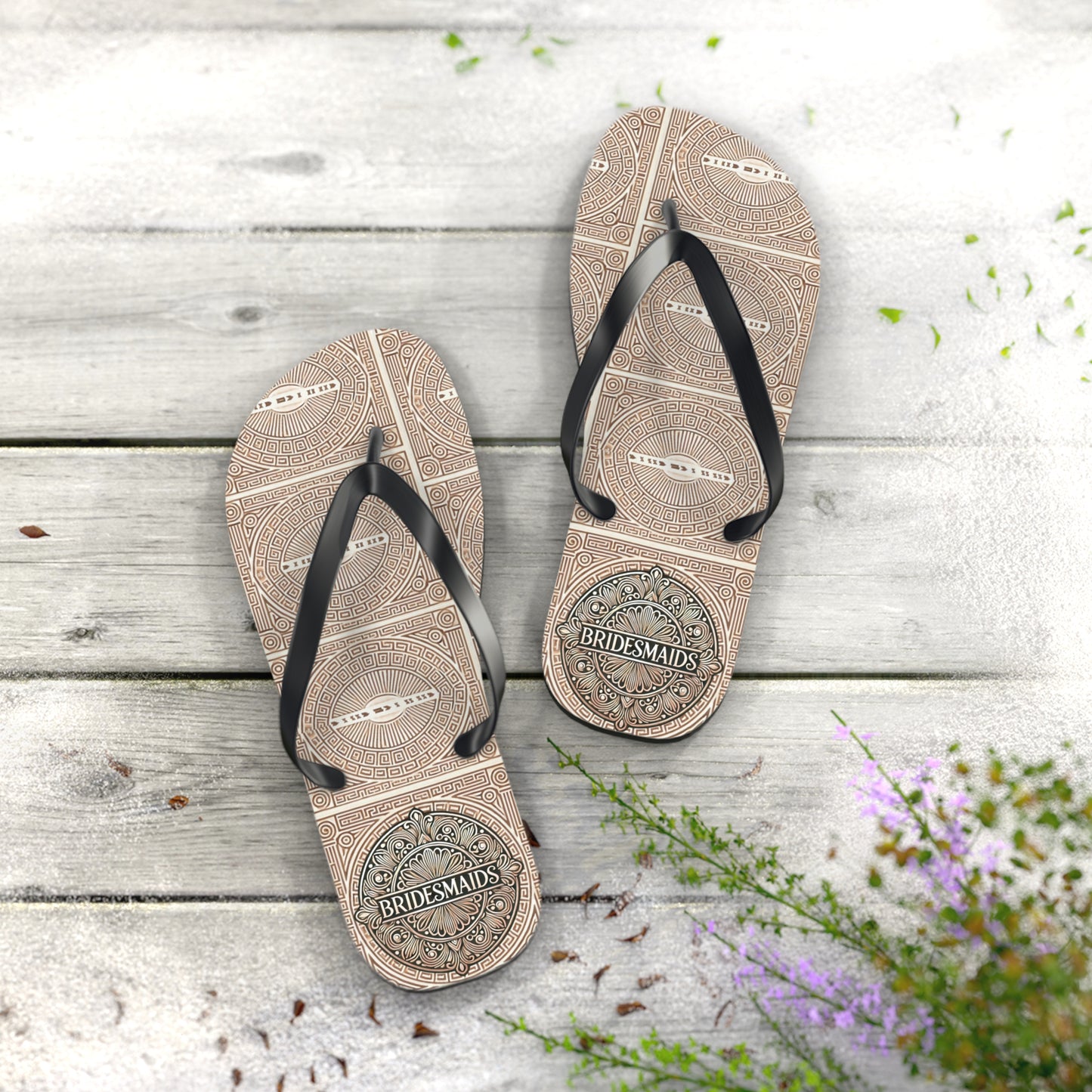 Bridesmaid Squad Flip Flops