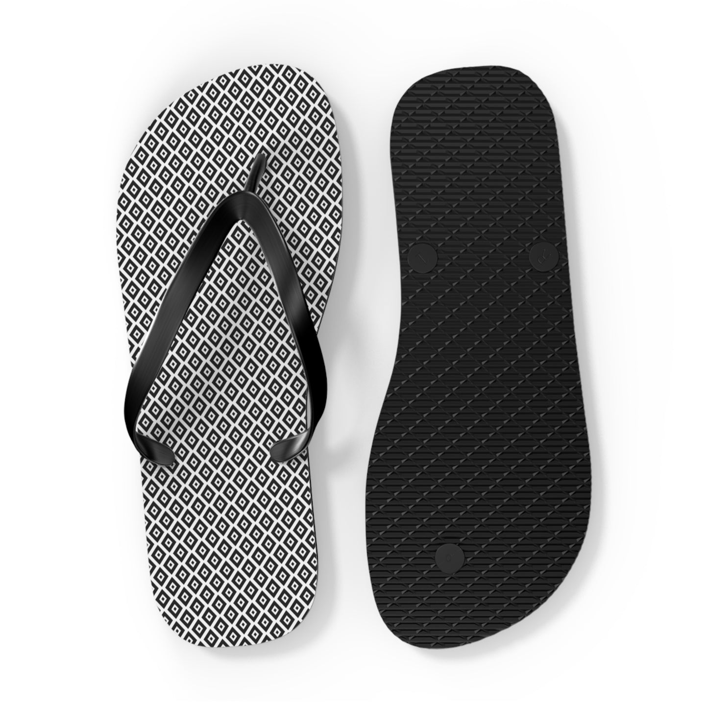 Black Diamonds Flip Flops