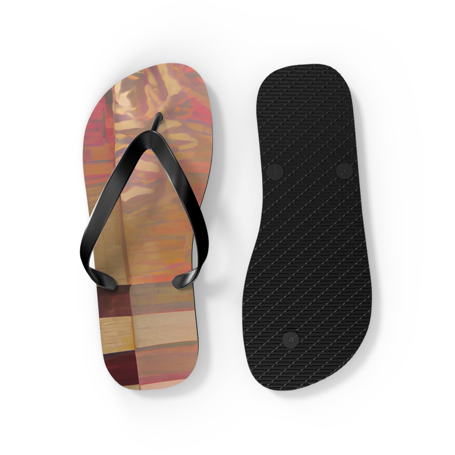 Tiger Fall Flip Flops