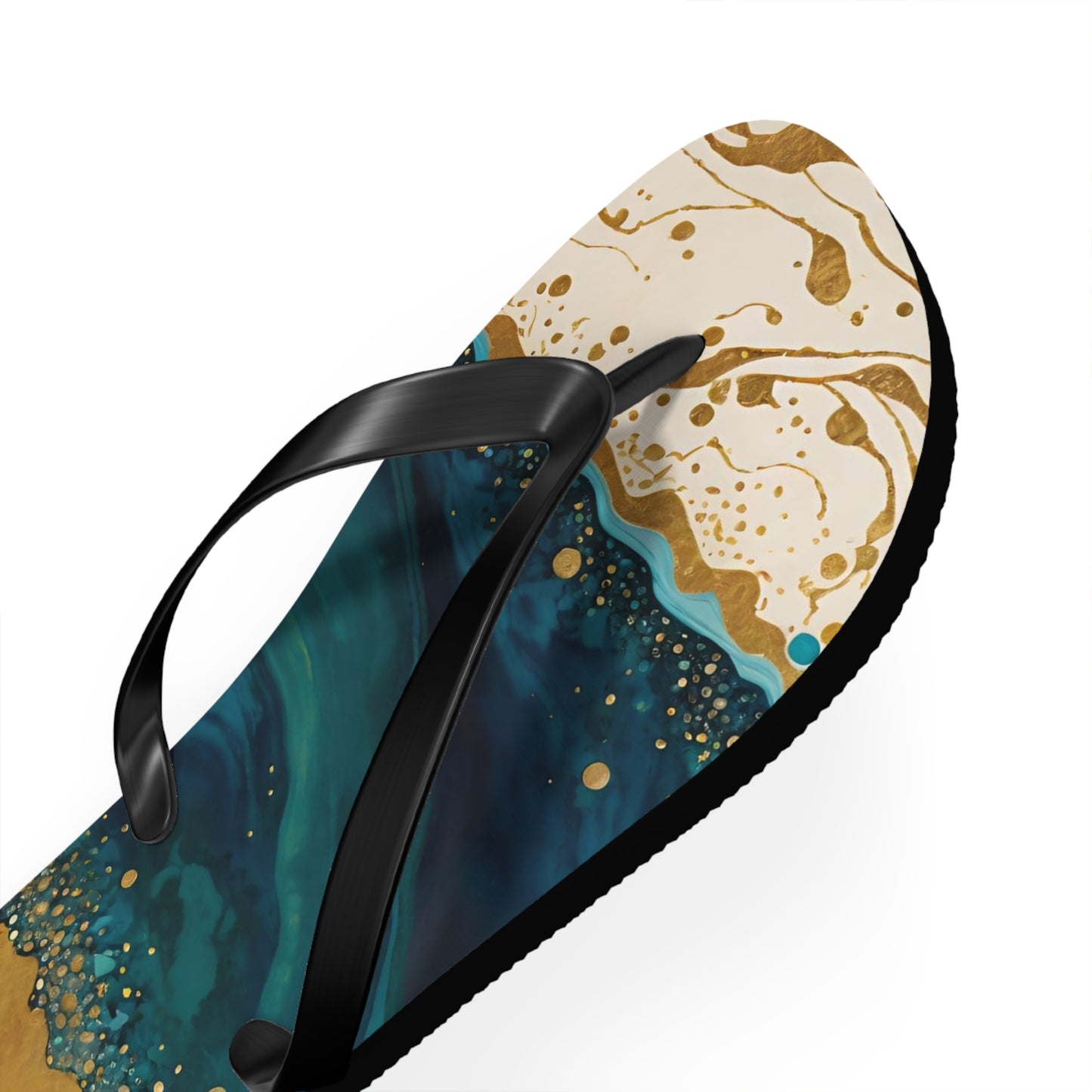 Ocean Floor Flip Flops