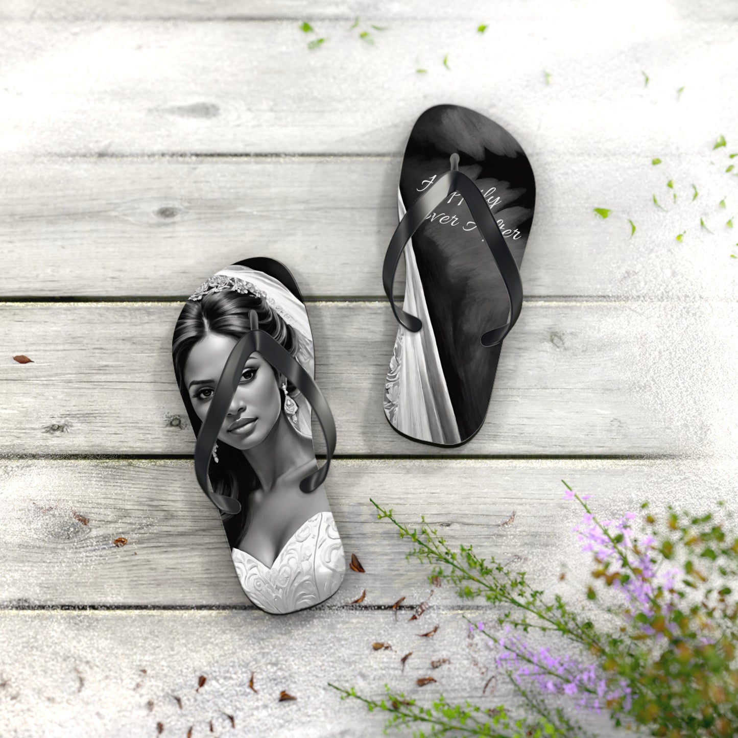 Happily Ever After Flip Flops