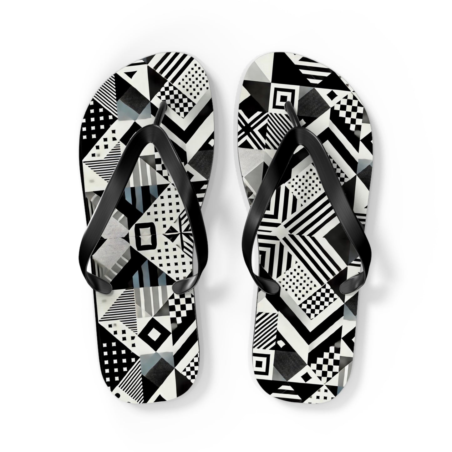 Monochrome Flip Flops